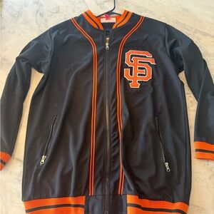 San Francisco Giants Black & Orange Bomber Jacket